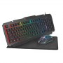 Logilink | Metal | Gaming-Set, keyboard, mouse and mouspad | ID0185 | Keyboard, Mouse and Pad Set | Wired | Mouse included | DE - 2